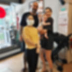 French parents and their children at Siam Breeze Massage 23 in Asoke