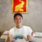 Japanese man receiving foot massage treatment at Siam Breeze Massage 23