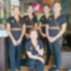 Group photo of staff at Siam Breeze Massage 23 in Asoke