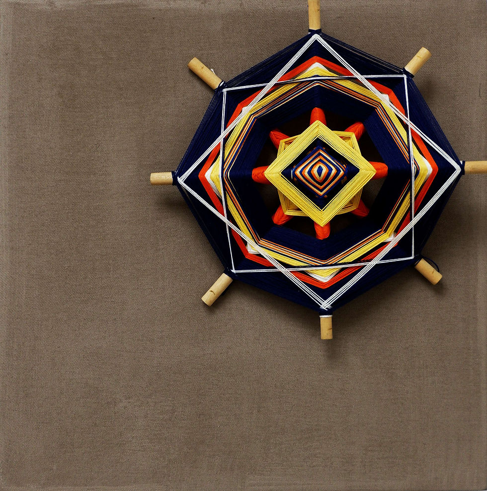 Thumbnail: Under God's Watchful Eye   -18"x18" | Mie Liao