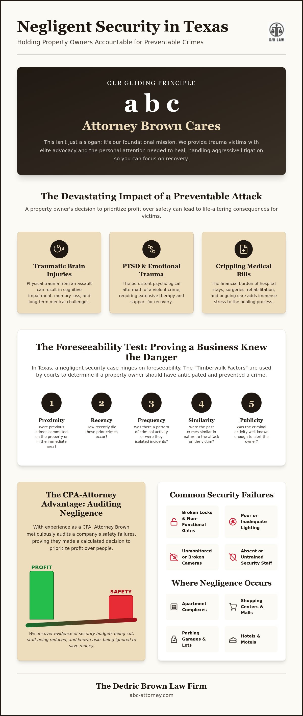 Texas negligent security lawyer
