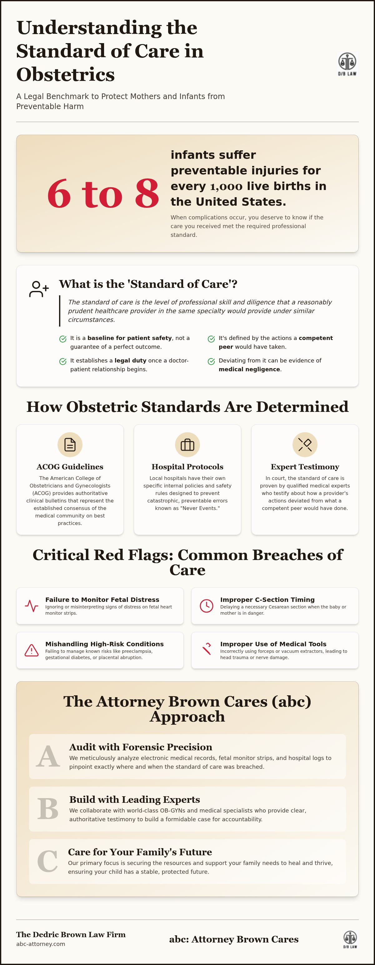 What is the standard of care in obstetrics