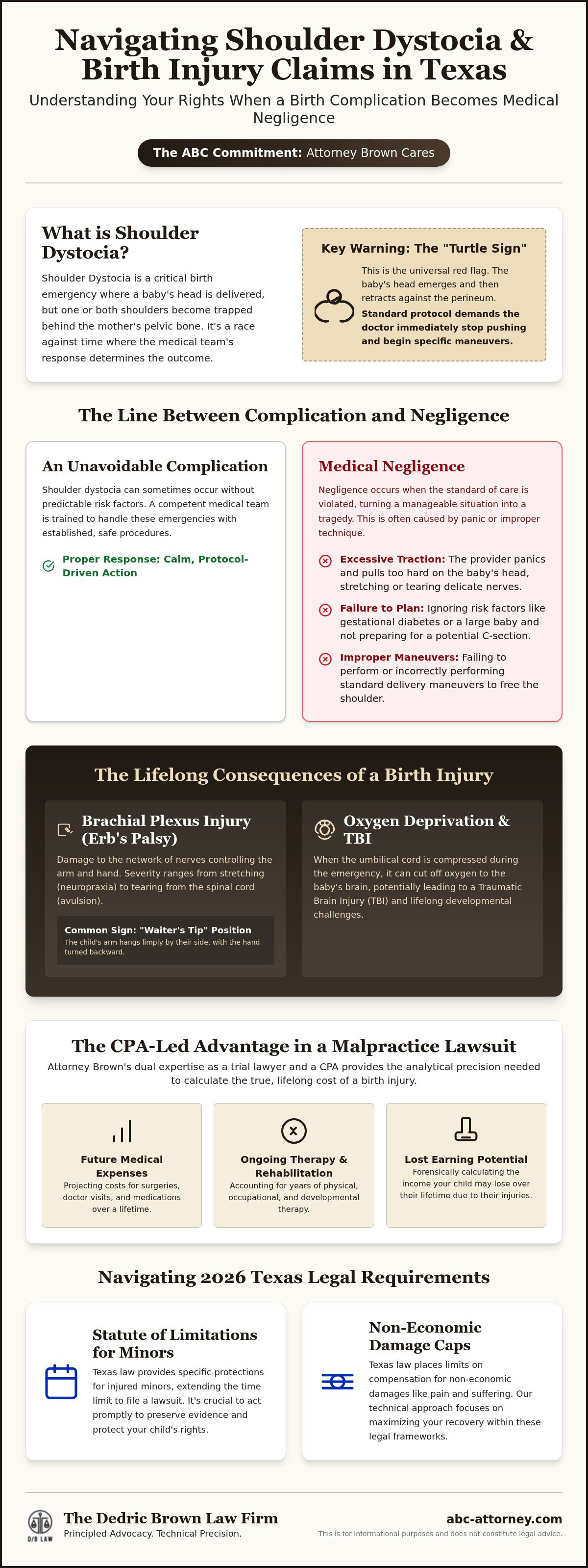 Shoulder dystocia malpractice lawsuit