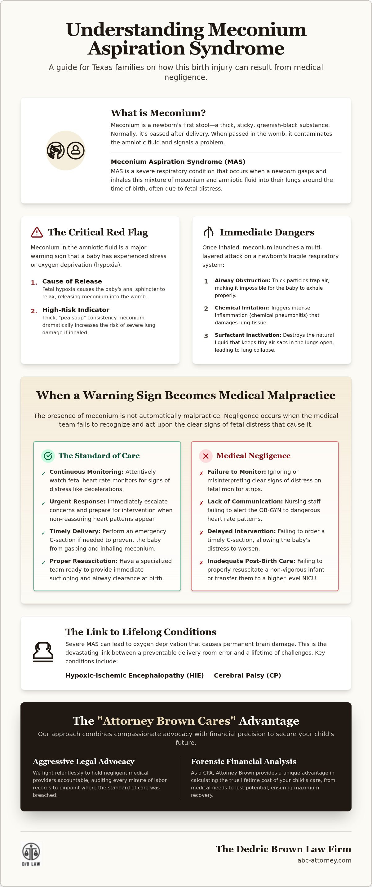 Meconium aspiration syndrome lawsuit