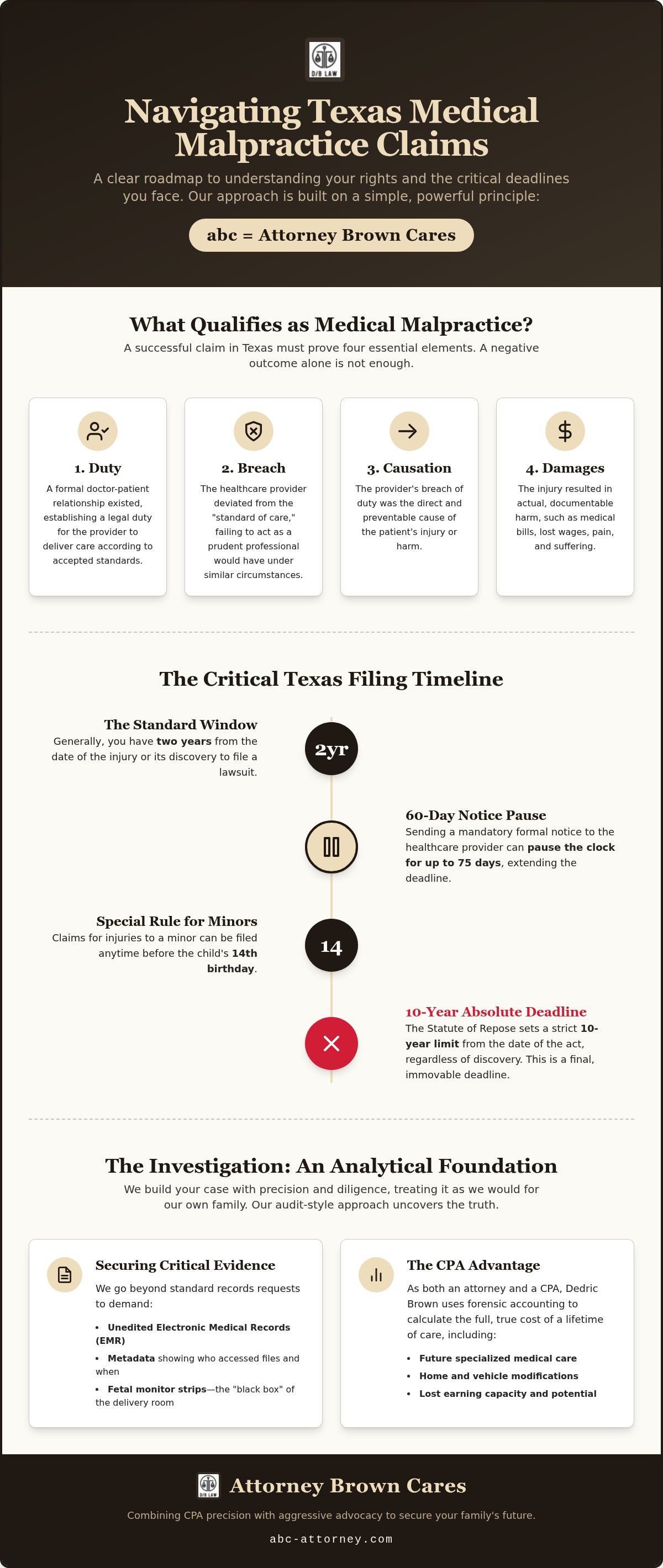 Statute of limitations for medical malpractice in Texas