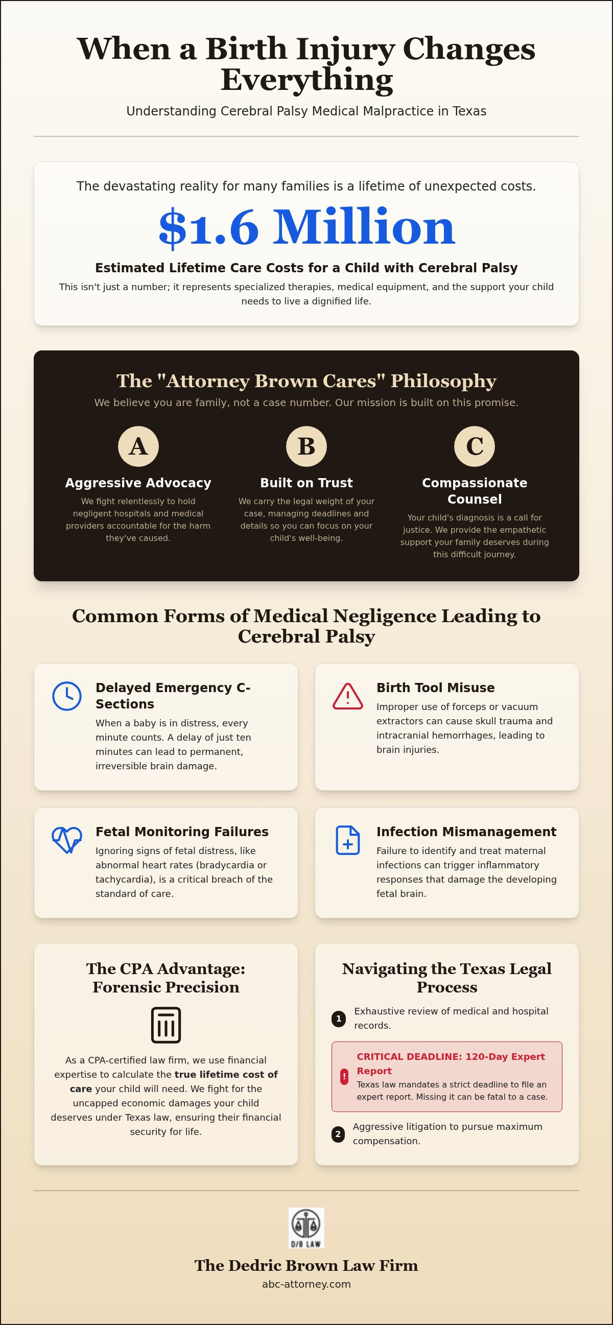 Cerebral palsy medical malpractice lawyer