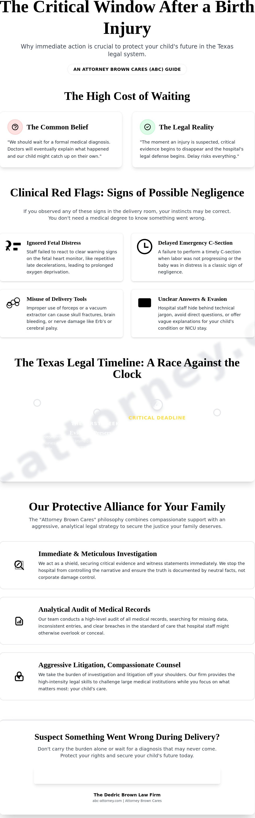When to hire a lawyer for medical negligence during childbirth