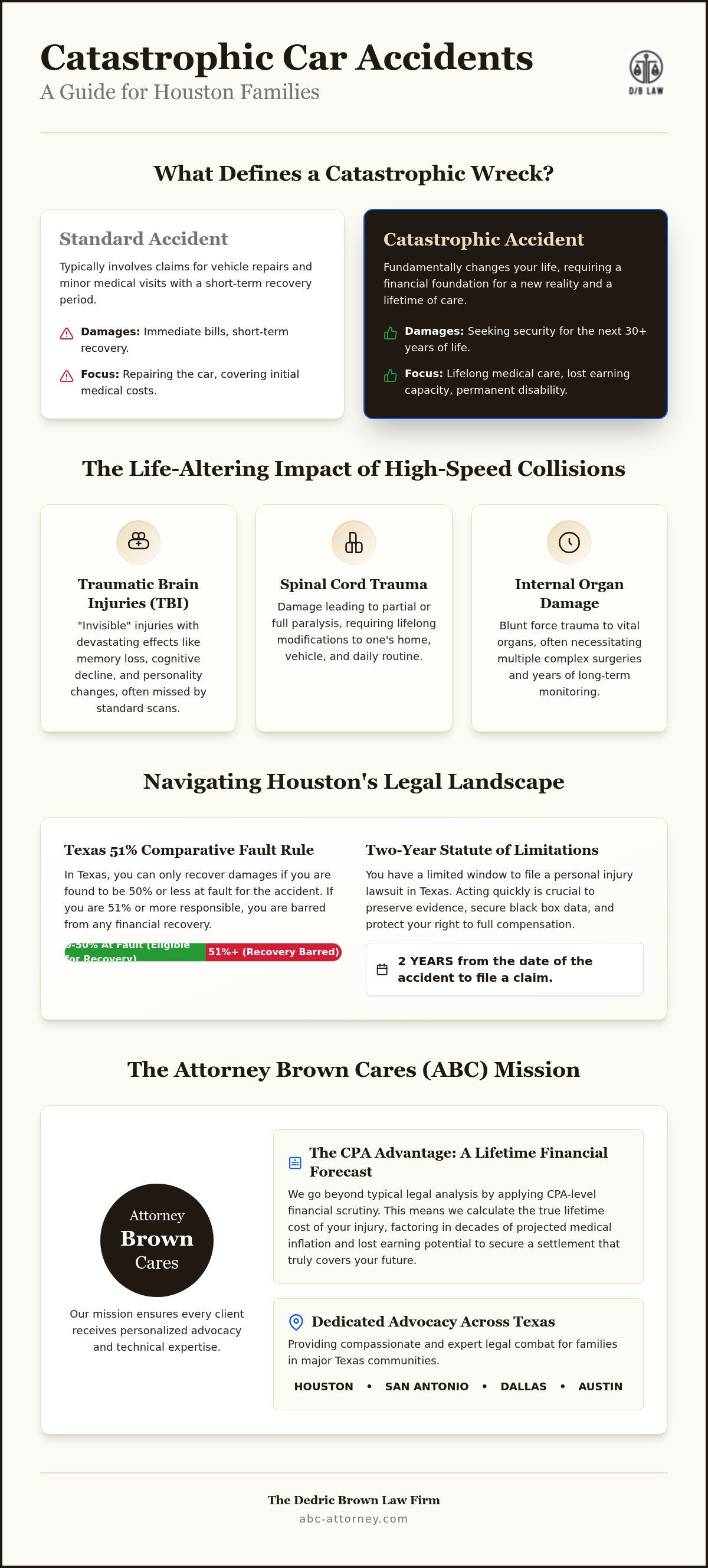 Catastrophic car accident lawyer Houston