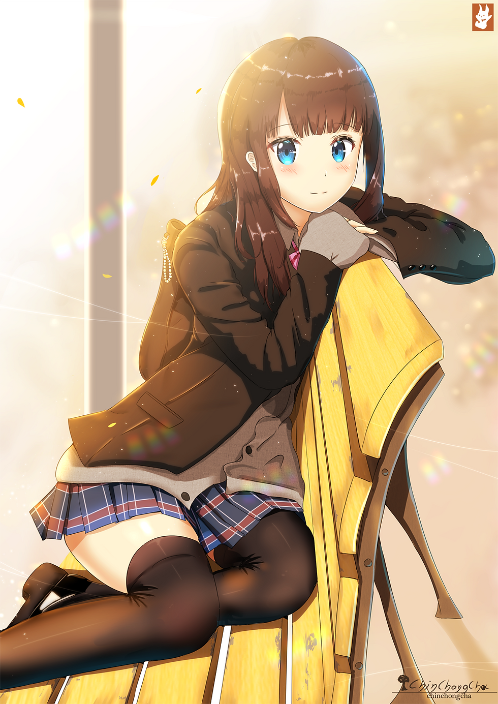 leaning On Chair