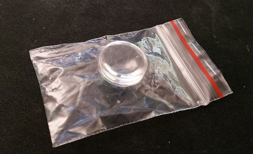 The convex lens.