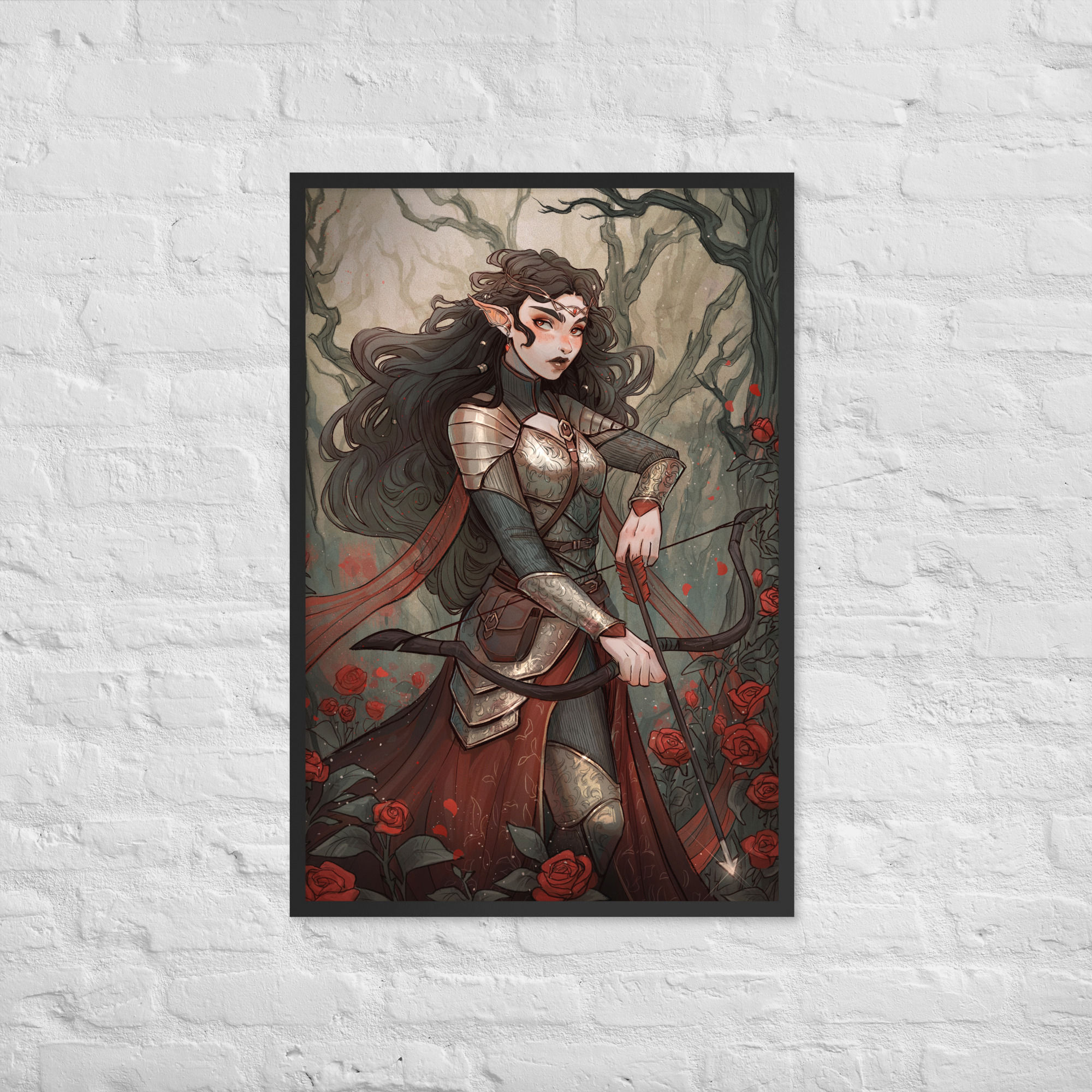 Dark Faerietale Framed Giclée Print