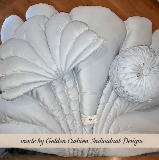 Large XXL Velvet SHELL SHAPE CUSHION