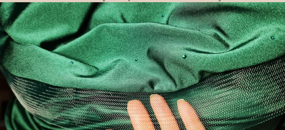 shortening the prom dress with using a crinoline
