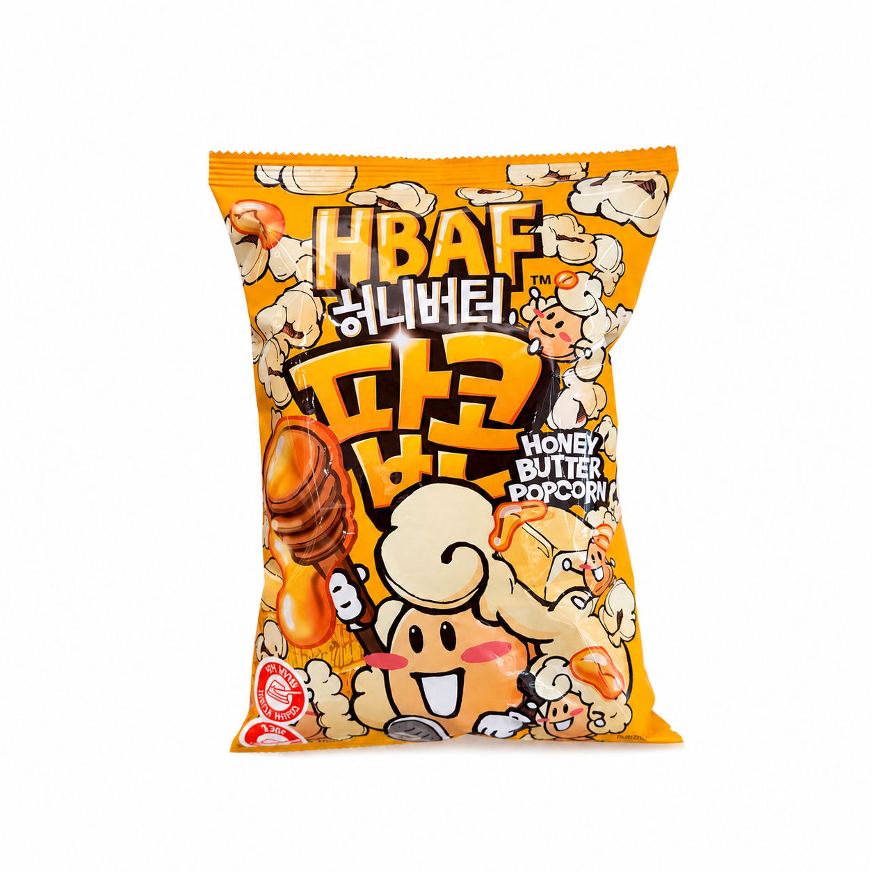 פופקורן Hbaf בטעם חמאה ודבש 80 גרם