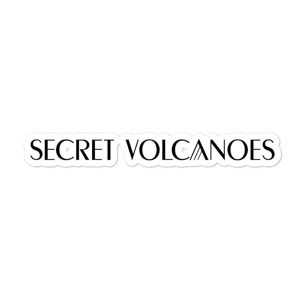 Thumbnail: Secret Volcanoes - Bubble-free stickers