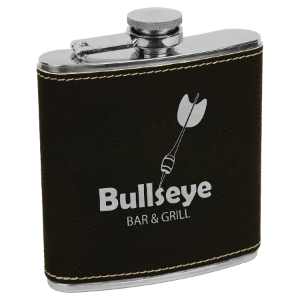 Thumbnail: 6oz Leatherette Flask