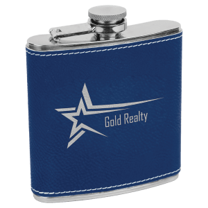 Thumbnail: 6oz Leatherette Flask