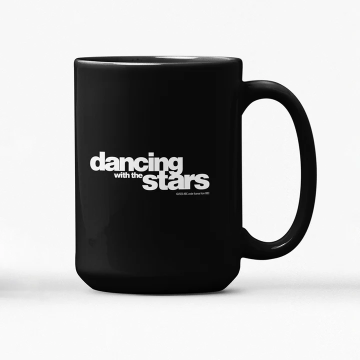 A Dancing with the Stars themed mug. On the other side is a definition of the word "dance"