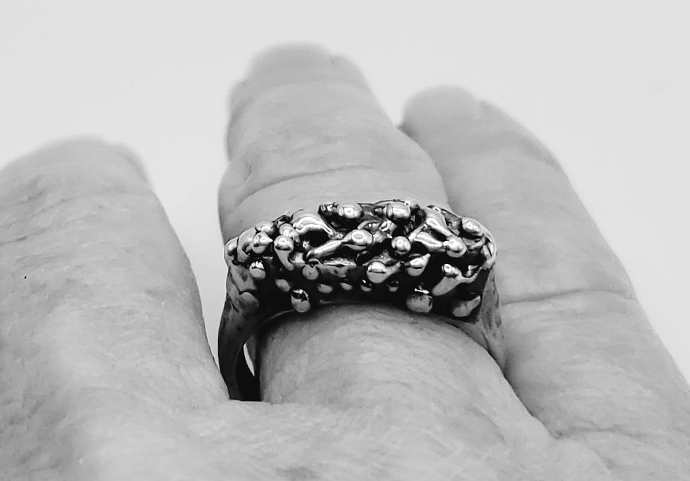 Thumbnail: Lava Bubbles Ring Sz 7