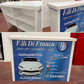 desk reception, desk accoglienza, desk fiera, banchetto promozionale, banchetto fieristico