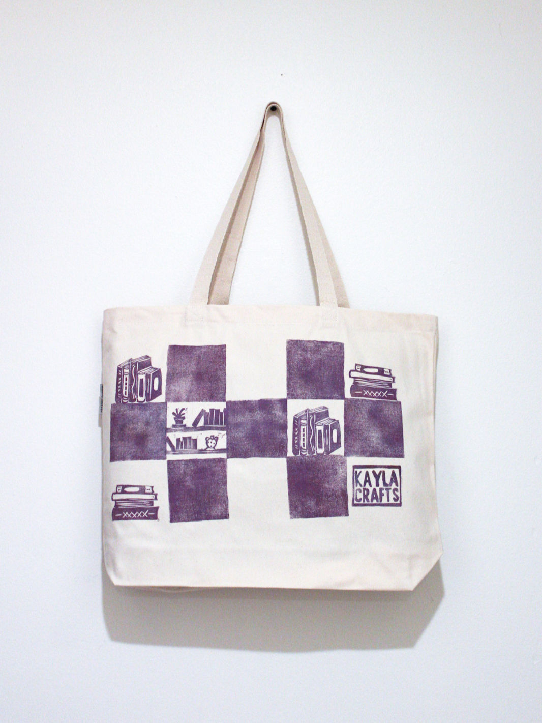 BOOK LOVERS LARGE TOTE