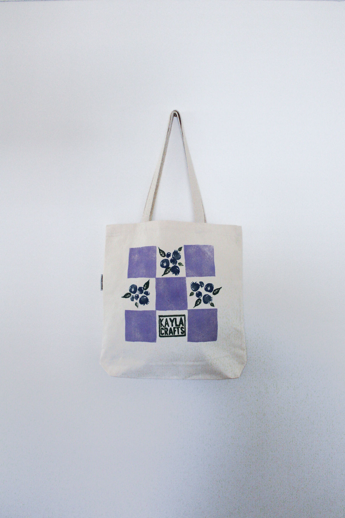 LAVENDER BLUEBERRIES REGULAR TOTE