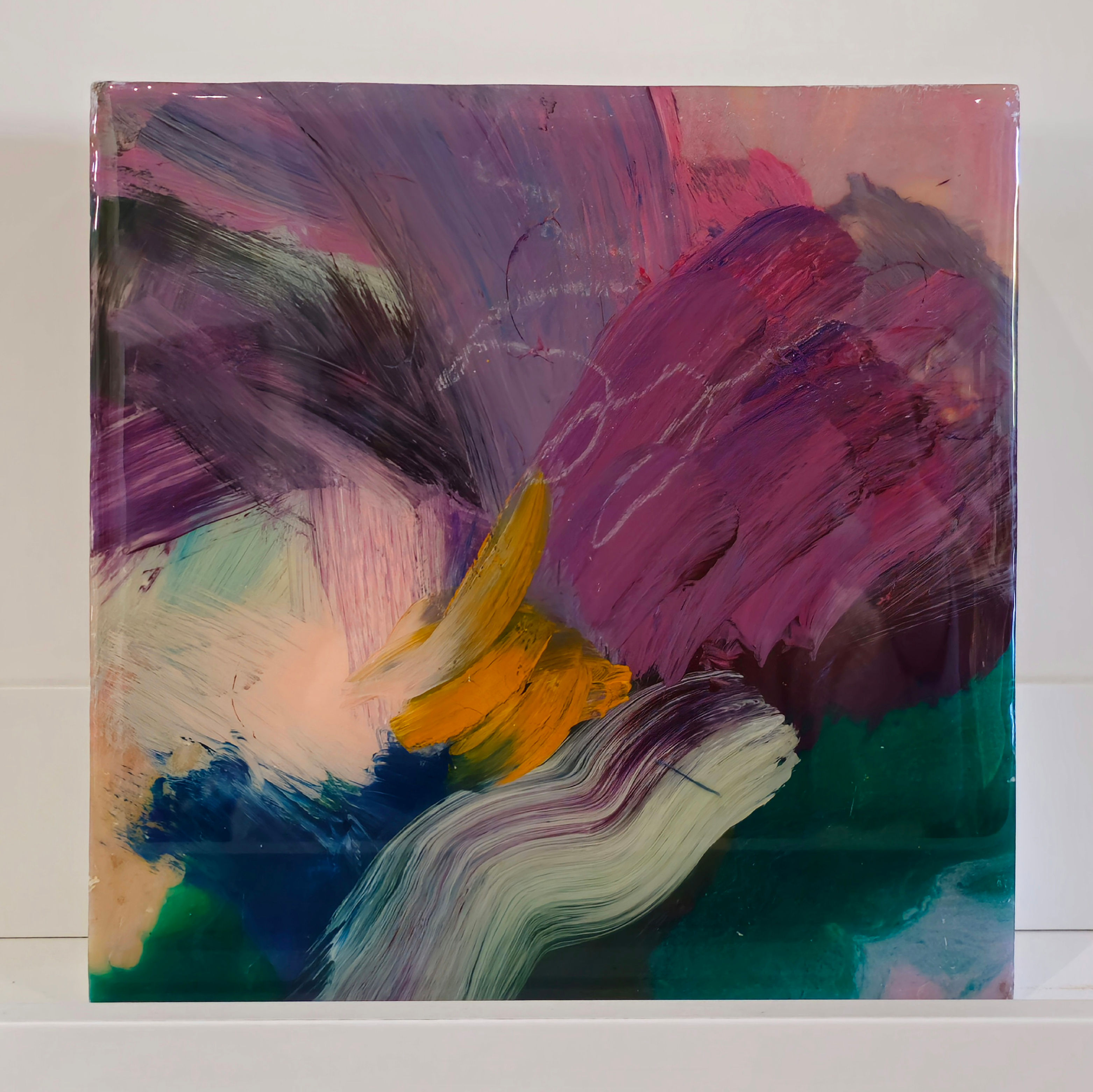 S U M M E R D A Y S original resin painting 20x20cm