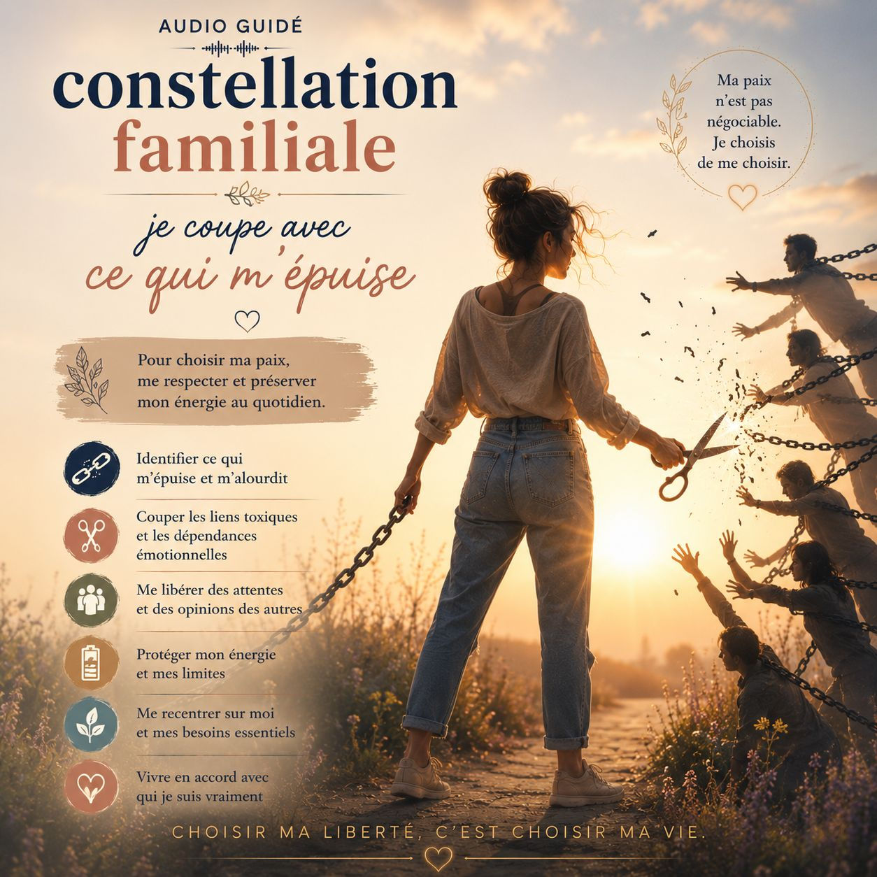 Constellation guidée : Je coupe avec ce qui m'épuise