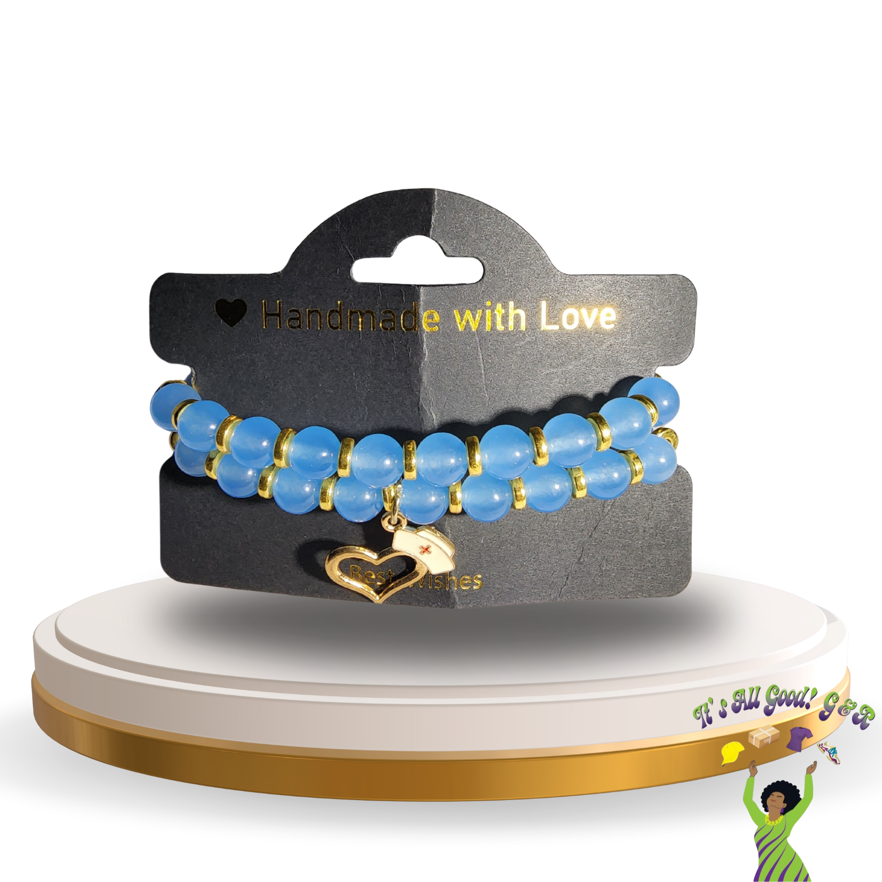 Bracelet - Misty Blue Nurse Bracelet