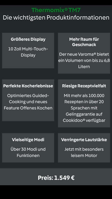 Thermomix TM7 Vorwerk Katrin Schulze Repräsentantin
