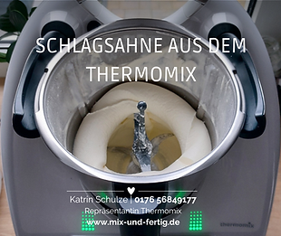 Thermomix Rezept Basics Schlagsahne