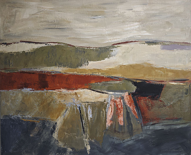 Miniature : Shifting strata, paysage abstrait contemporain de Sophie Dumont