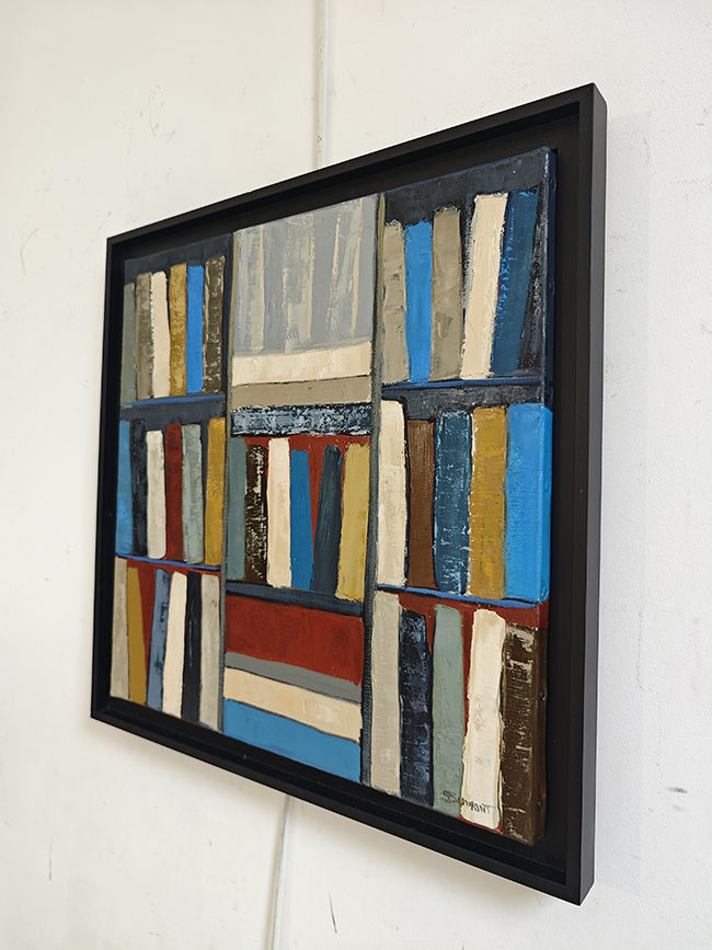 Miniature : Tableau Philosophie vu de côté. Une peinture pensée comme un espace de réflexion.