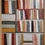 Miniature : Bibliotheque Sepia, avec cadre bois, tableau d'une bibliotheque stylisée à l'huile sur toile de Sophie Dumont