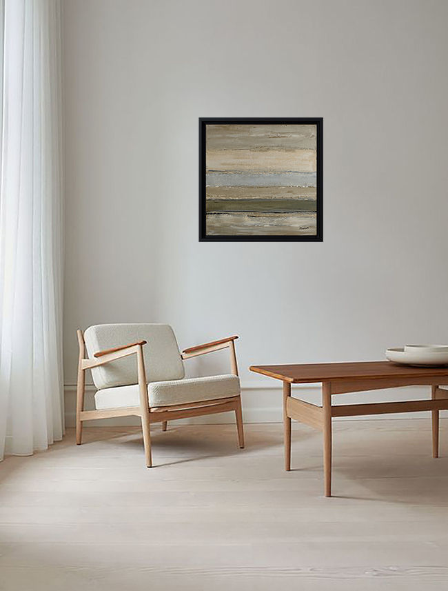 Miniature : "Ombres littorales" in situ,  paysage de bord de mer minimalisme abstrait