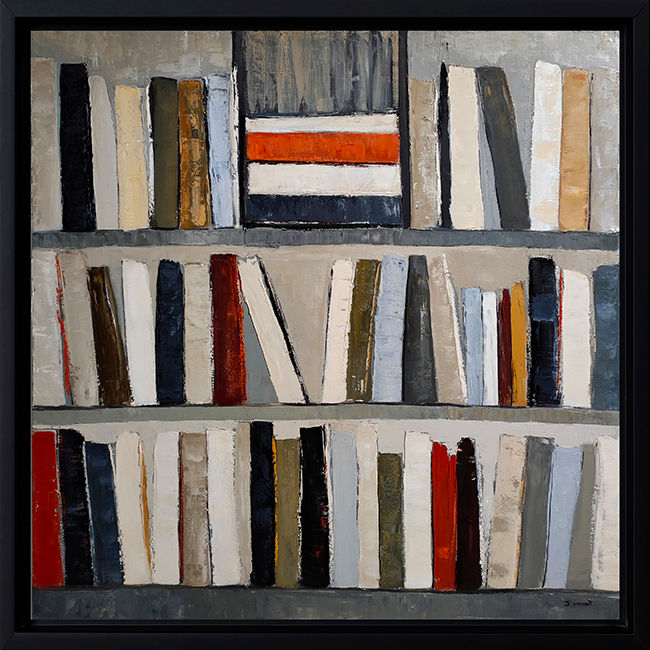 Miniature : La poursuite de la pensée – Peinture abstraite contemporaine bibliothèque