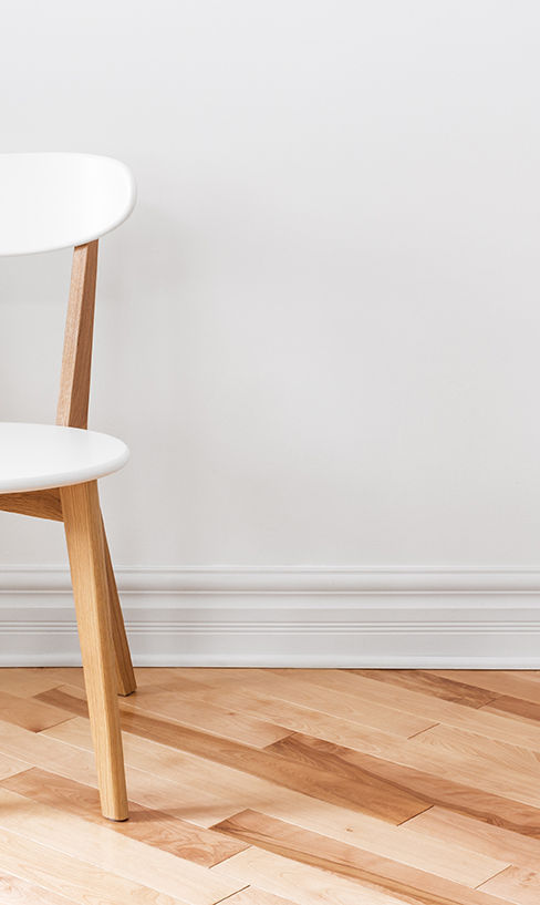 White Chair in an Empty Room