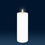 Thumbnail: UYUNI Lighting 7.8cm x 20.3cm (3.1"x 8") - SingleWick Nordic White Pillar