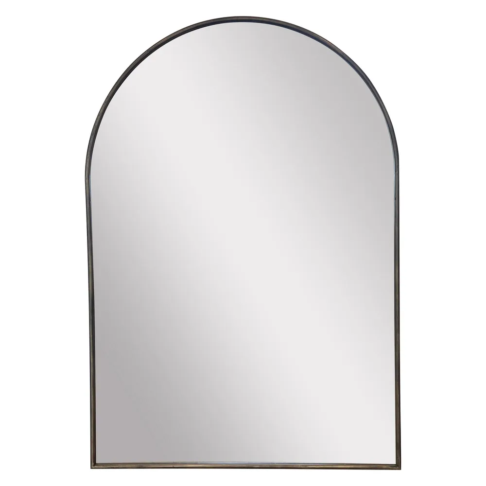 VERONICA BRASS ARCHED MIRROR