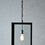 Thumbnail: Archie Rose Ceiling Pendant Small Black