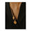 Thumbnail: Coin-embellished  gold-plated necklace