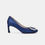 Thumbnail: Trompette Crystal Buckle Pumps in Satin
