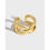 Thumbnail: gold plated ring in 925 silver