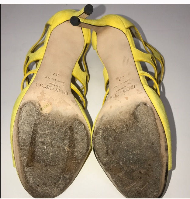 Thumbnail: Jimmy Choo Pop Yellow Heel Size 37