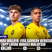 HARIMAU MALAYA: FIFA SAHKAN BERGSON, BRAD TAPP LAYAK WAKILI MALAYSIA