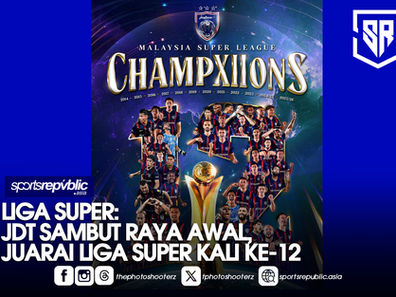 LIGA SUPER: JDT SAMBUT RAYA AWAL, JUARAI LIGA SUPER KALI KE-12