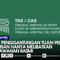 CAS: PENGGANTUNGAN TUJUH PEMAIN WARISAN HANYA MELIBATKAN PERLAWANAN RASMI