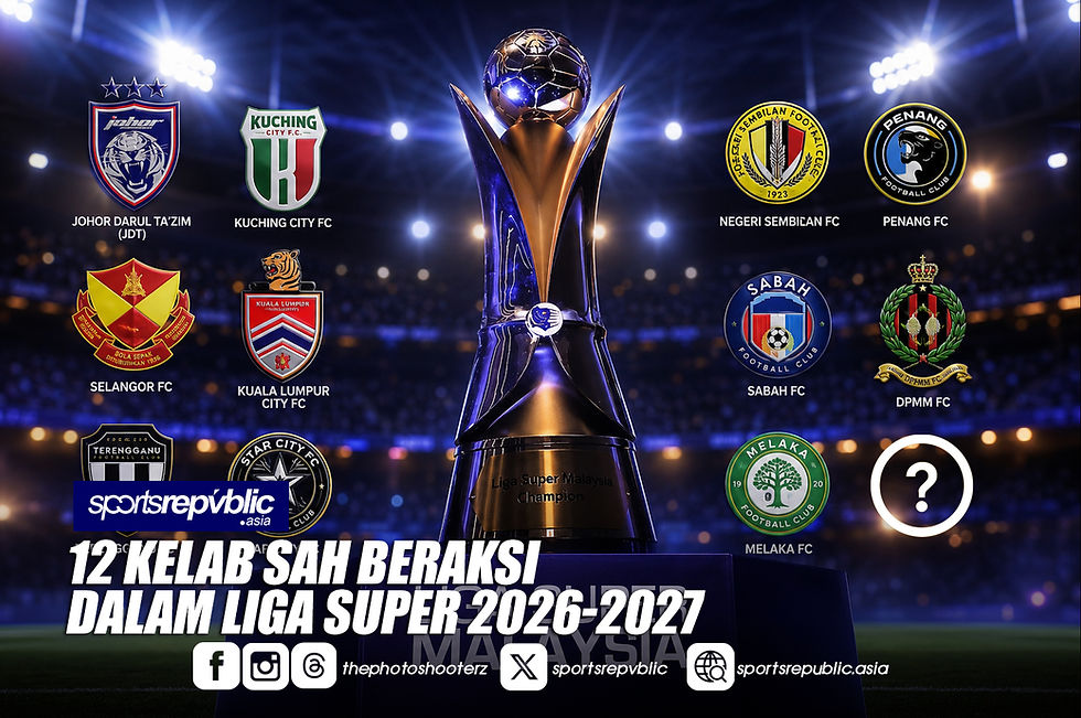 MFL: 12 KELAB SAH BERAKSI DALAM LIGA SUPER 2026-2027