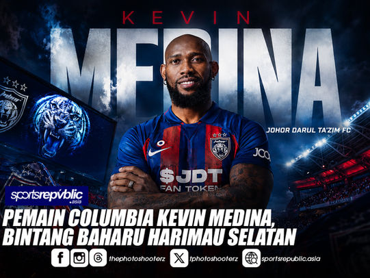 PEMAIN COLUMBIA KEVIN MEDINA, BINTANG BAHARU HARIMAU SELATAN