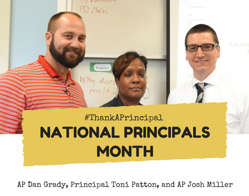 EPIC Instructional Leaders: AP Dan Grady, Principal Toni Patton, AP Josh Miller (left to right)